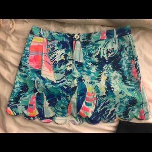 Lily Pulitzer sails skort 10